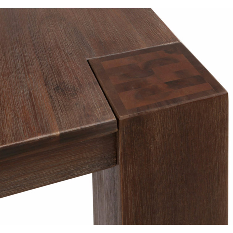 Union Rustic Mabel 160cm Acacia Solid Wood Dining Table Wayfair.co.uk